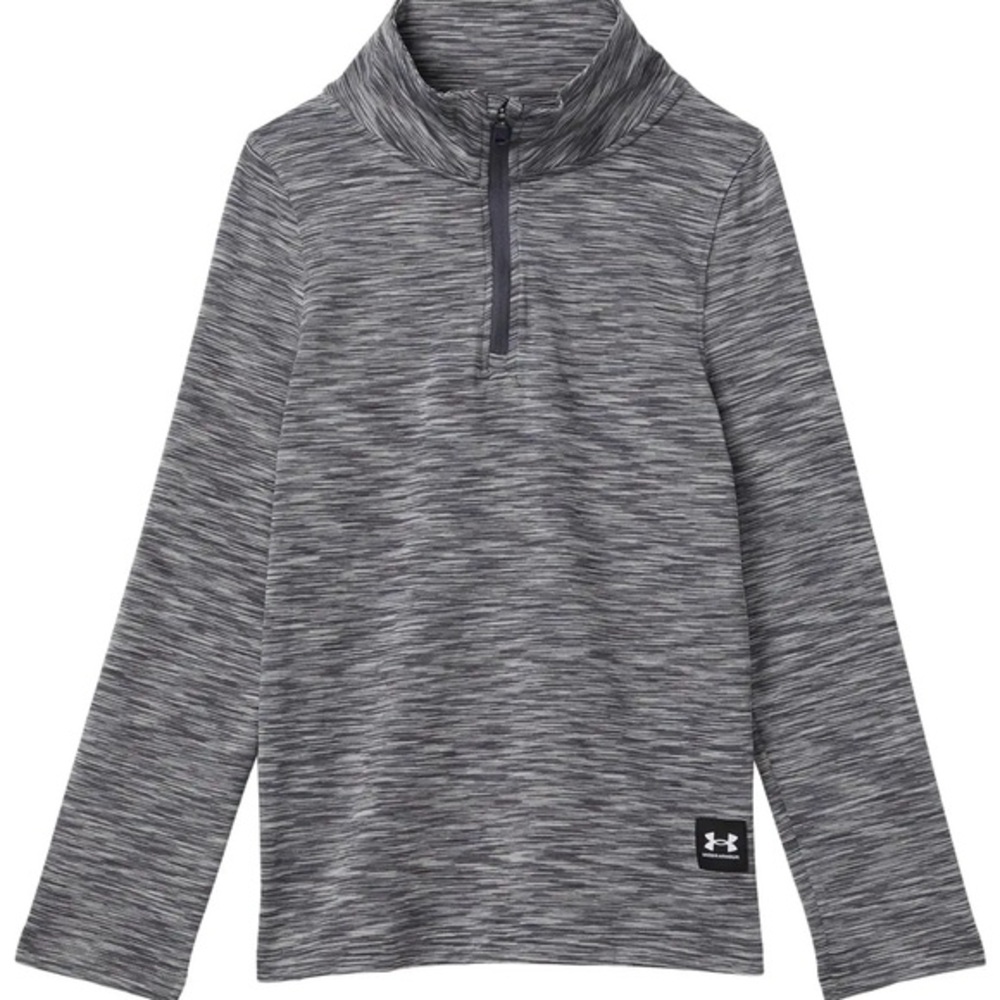 Under Armour Kids Charcoal Quarter-Zip Sweatshirt